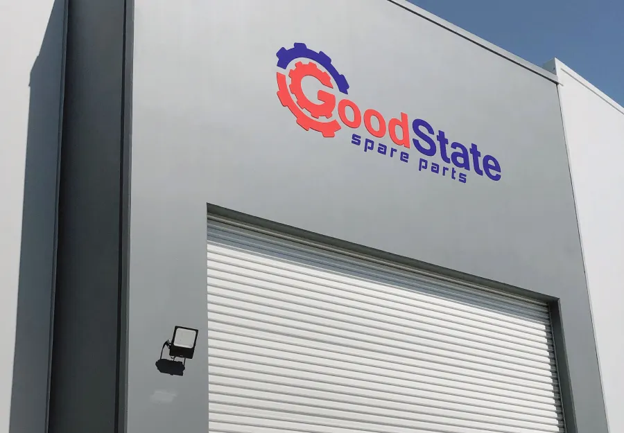 Warehouse front view